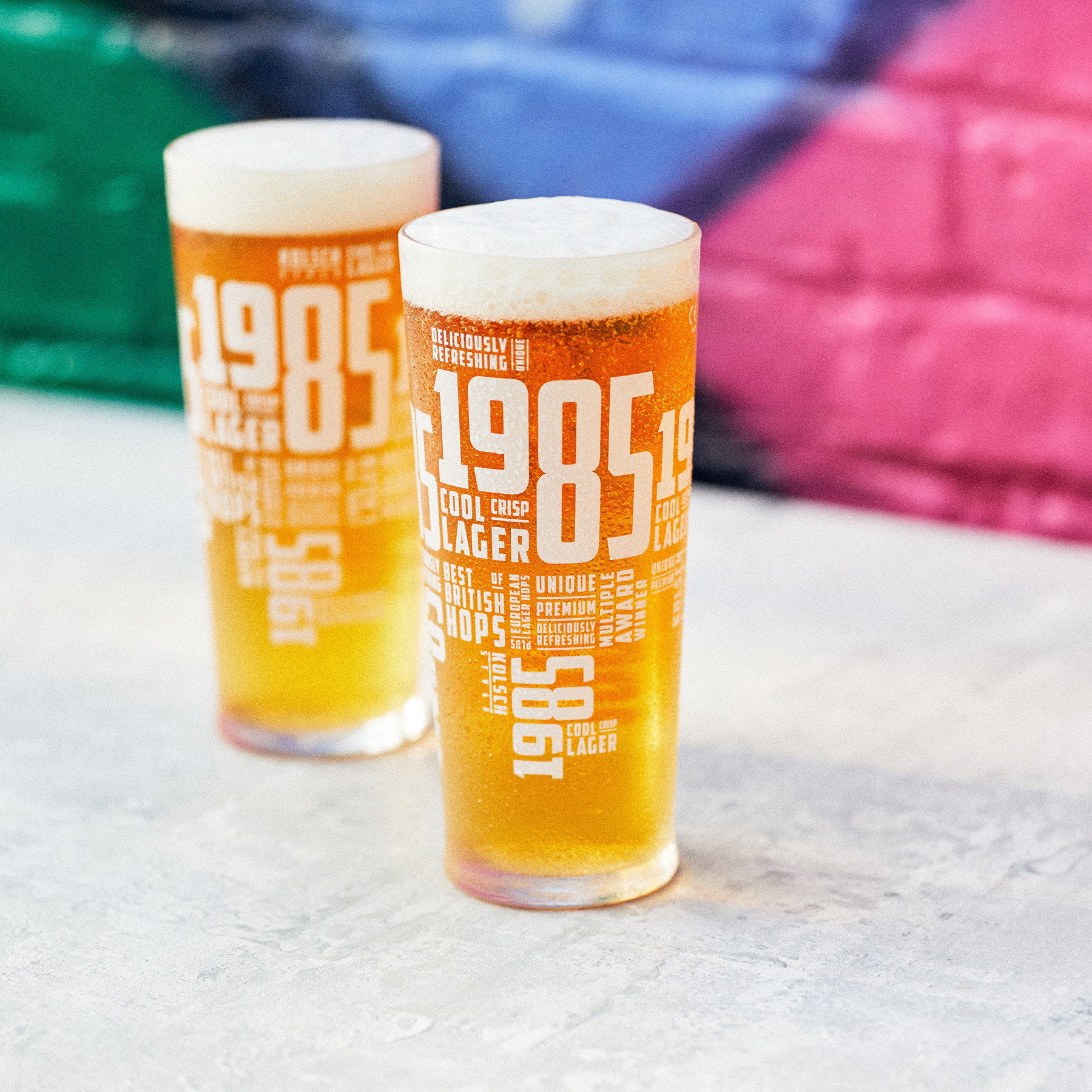 Image of 4 x 1985 Pint Glasses