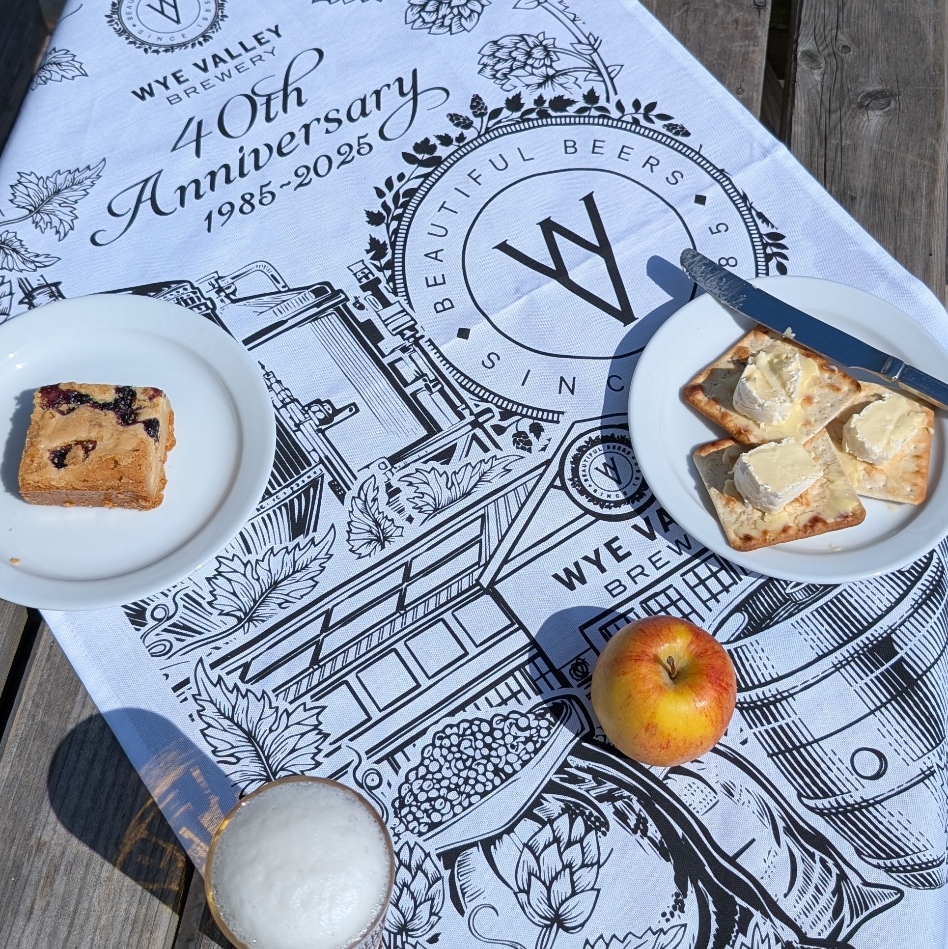 Image of 40th Anniversary Tea Towel