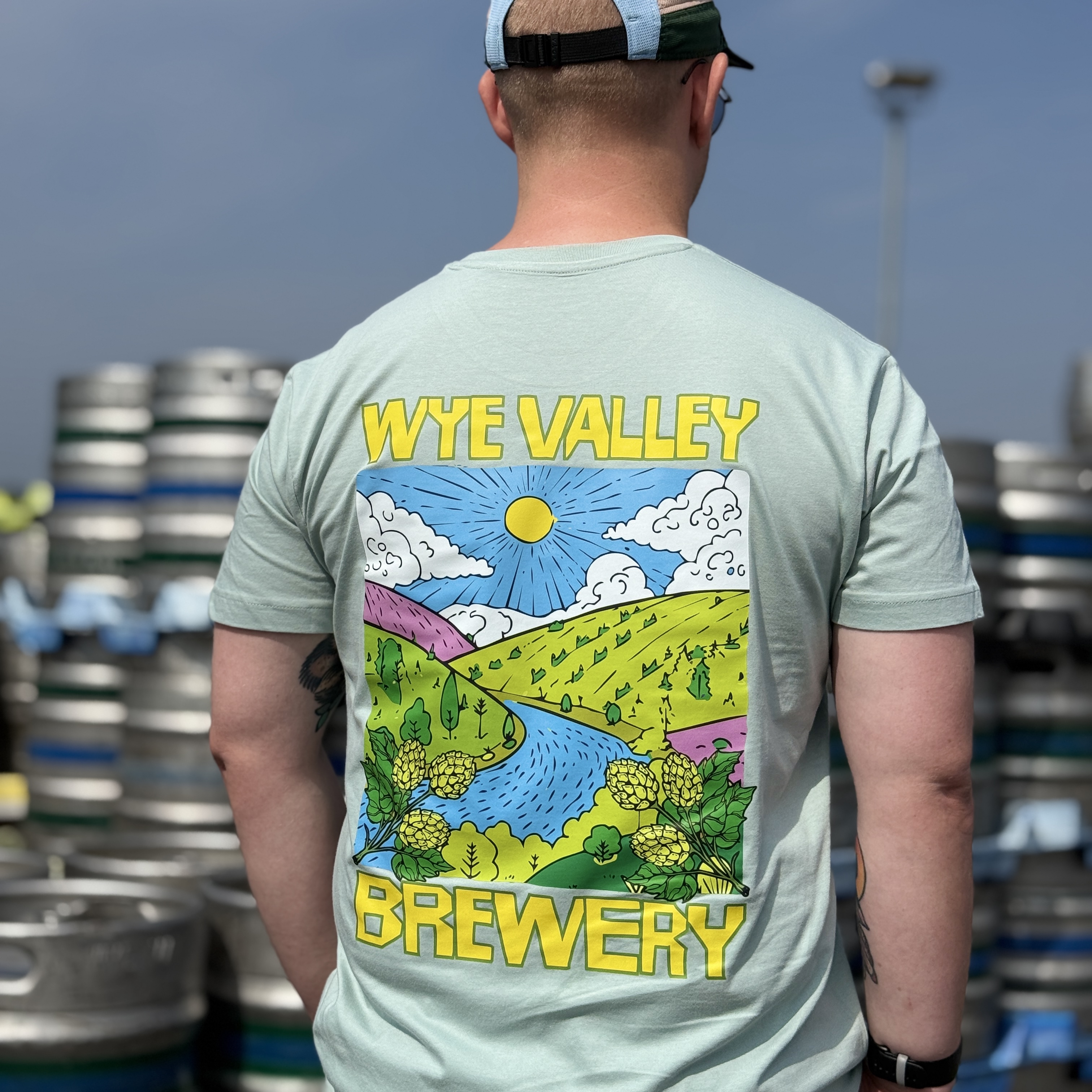 Image of River Wye Illustration Tee (Sage)